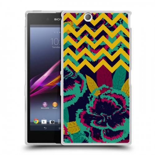 Дизайнерский пластиковый чехол для Sony Xperia Z Ultra  Тренд Микс