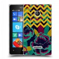 Дизайнерский пластиковый чехол для Microsoft Lumia 435 Тренд Микс