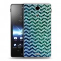 Дизайнерский пластиковый чехол для Sony Xperia TX Тренд Микс