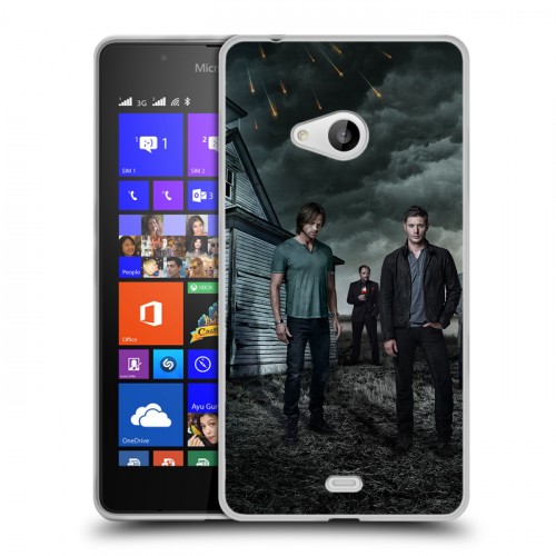 Дизайнерский пластиковый чехол для Microsoft Lumia 540 Сверхъестественное