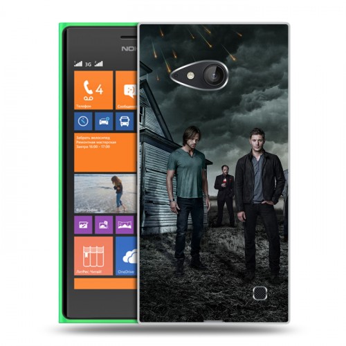 Дизайнерский пластиковый чехол для Nokia Lumia 730/735 Сверхъестественное