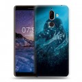 Дизайнерский пластиковый чехол для Nokia 7 Plus Форма воды