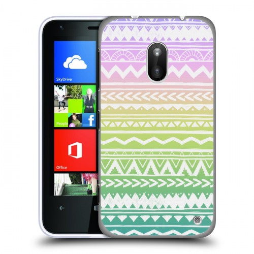 Дизайнерский пластиковый чехол для Nokia Lumia 620 Тренд Микс