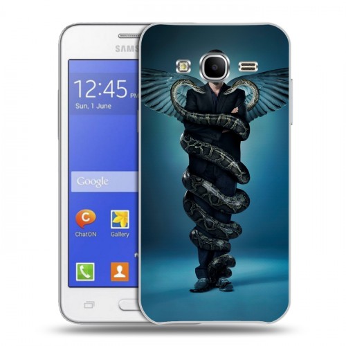 Дизайнерский пластиковый чехол для Samsung Galaxy J7 Доктор Хаус
