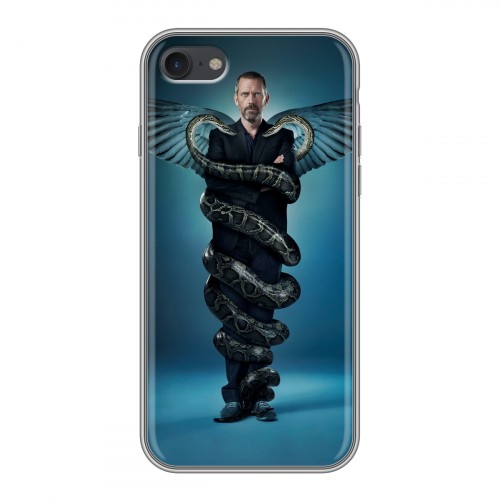 Дизайнерский силиконовый чехол для Iphone 7 Доктор Хаус