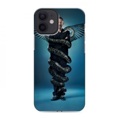 Дизайнерский силиконовый с усиленными углами чехол для Iphone 12 Mini Доктор Хаус