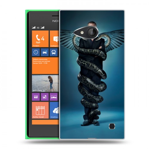 Дизайнерский пластиковый чехол для Nokia Lumia 730/735 Доктор Хаус