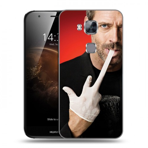 Дизайнерский силиконовый чехол для Huawei G8 Доктор Хаус