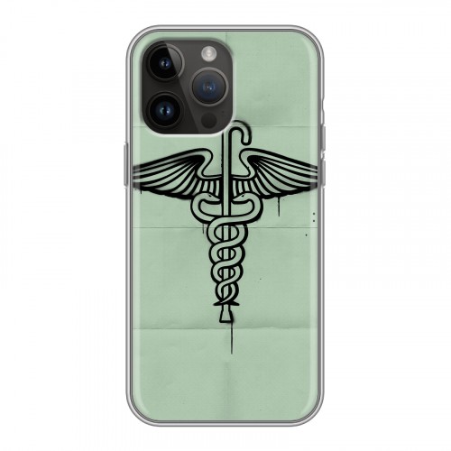 Дизайнерский силиконовый чехол для Iphone 14 Pro Max Доктор Хаус