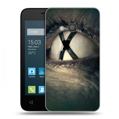 Дизайнерский силиконовый чехол для Alcatel One Touch Pixi 4 (4) Секретные материалы