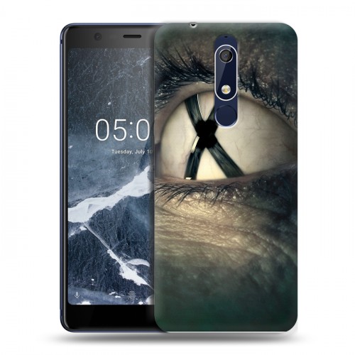 Дизайнерский пластиковый чехол для Nokia 5.1 Секретные материалы