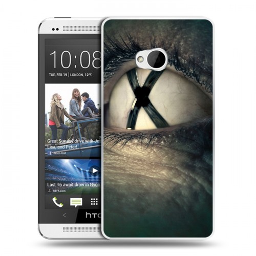 Дизайнерский пластиковый чехол для HTC One (M7) Dual SIM Секретные материалы