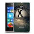 Дизайнерский пластиковый чехол для Microsoft Lumia 435 Секретные материалы