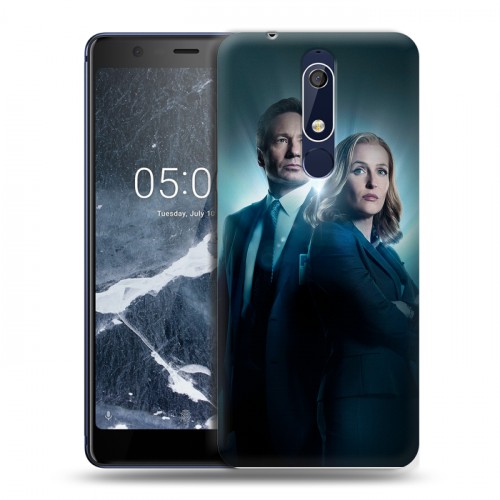 Дизайнерский пластиковый чехол для Nokia 5.1 Секретные материалы