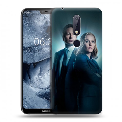 Дизайнерский пластиковый чехол для Nokia 6.1 Plus Секретные материалы