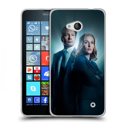 Дизайнерский пластиковый чехол для Microsoft Lumia 640 Секретные материалы