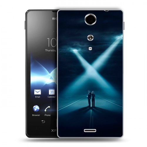 Дизайнерский пластиковый чехол для Sony Xperia TX Секретные материалы