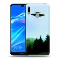 Дизайнерский пластиковый чехол для Huawei Y6 (2019) Секретные материалы