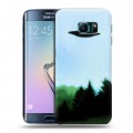 Дизайнерский пластиковый чехол для Samsung Galaxy S6 Edge Секретные материалы