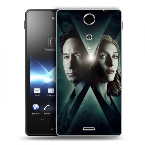 Дизайнерский пластиковый чехол для Sony Xperia TX Секретные материалы