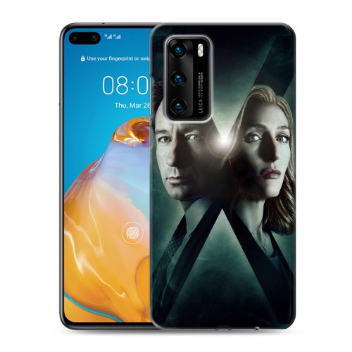 Дизайнерский пластиковый чехол для Huawei P40 Секретные материалы