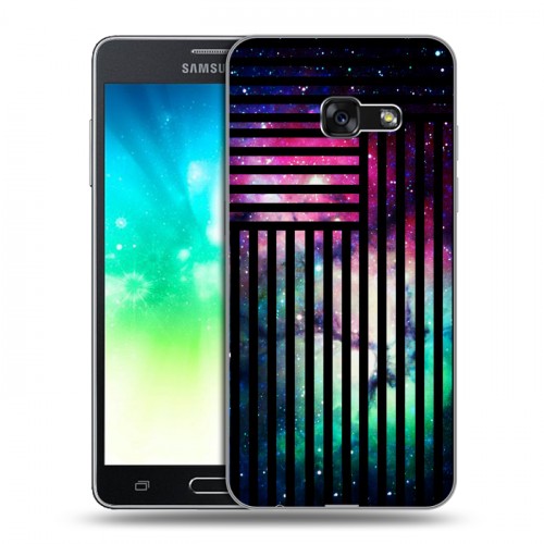Дизайнерский силиконовый с усиленными углами чехол для Samsung Galaxy A3 (2017) Тренд Микс