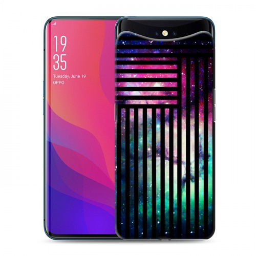 Дизайнерский силиконовый чехол для OPPO Find X Тренд Микс