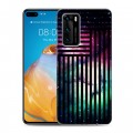 Дизайнерский пластиковый чехол для Huawei P40 Тренд Микс