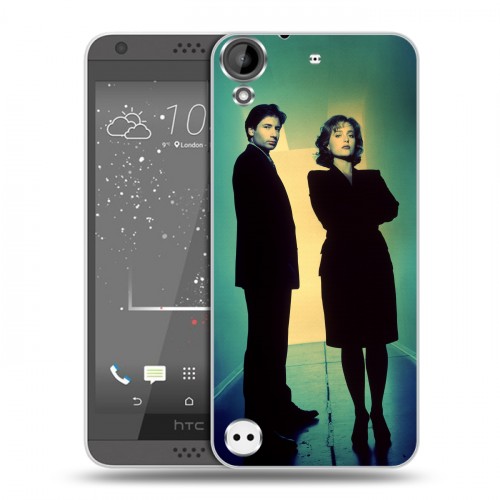 Дизайнерский пластиковый чехол для HTC Desire 530 Секретные материалы