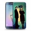 Дизайнерский пластиковый чехол для Samsung Galaxy S6 Edge Секретные материалы