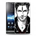 Дизайнерский пластиковый чехол для Sony Xperia S Люцифер