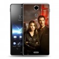 Дизайнерский пластиковый чехол для Sony Xperia TX Люцифер