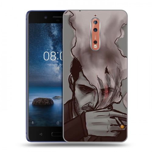 Дизайнерский пластиковый чехол для Nokia 8 Люцифер