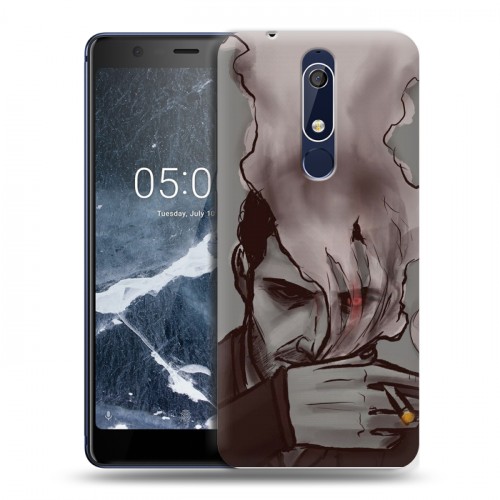 Дизайнерский пластиковый чехол для Nokia 5.1 Люцифер