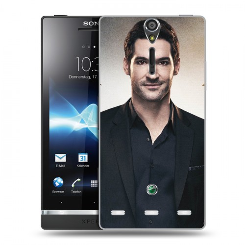 Дизайнерский пластиковый чехол для Sony Xperia S Люцифер