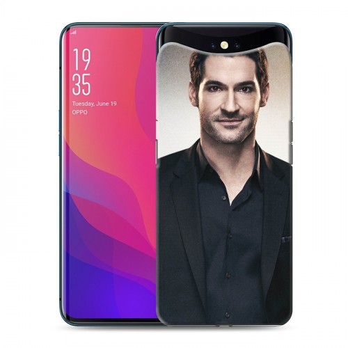 Дизайнерский силиконовый чехол для OPPO Find X Люцифер