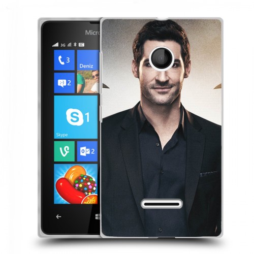 Дизайнерский пластиковый чехол для Microsoft Lumia 435 Люцифер