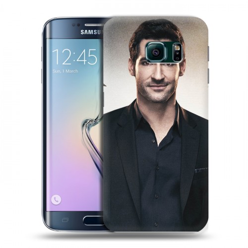 Дизайнерский пластиковый чехол для Samsung Galaxy S6 Edge Люцифер