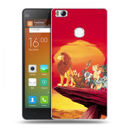 Дизайнерский пластиковый чехол для Xiaomi Mi4S Король лев