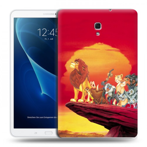 Дизайнерский силиконовый чехол для Samsung Galaxy Tab A 10.5 Король лев
