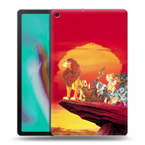 Дизайнерский силиконовый чехол для Samsung Galaxy Tab A 10.1 (2019) Король лев