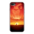 Дизайнерский силиконовый с усиленными углами чехол для Iphone 7 Король лев