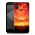 Дизайнерский пластиковый чехол для Xiaomi Mi8 SE Король лев