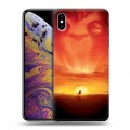 Дизайнерский силиконовый чехол для Iphone Xs Max Король лев