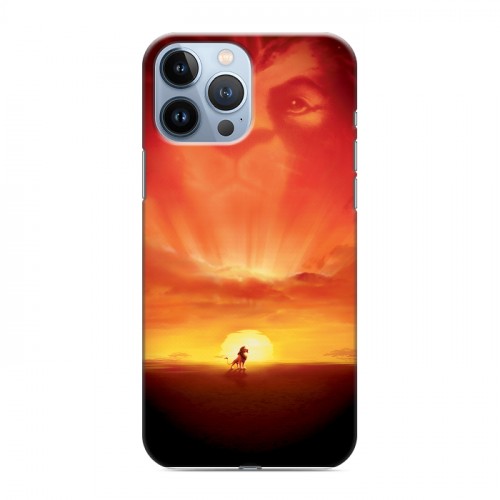 Дизайнерский силиконовый чехол для Iphone 13 Pro Max Король лев