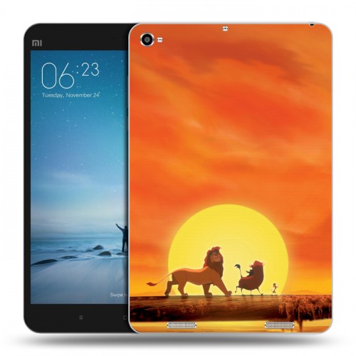 Дизайнерский силиконовый чехол для Xiaomi Mi Pad 2 Король лев