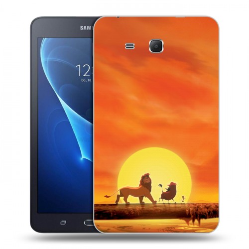 Дизайнерский силиконовый чехол для Samsung Galaxy Tab A 7 (2016) Король лев