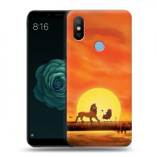 Дизайнерский силиконовый чехол для Xiaomi Mi A2 Король лев