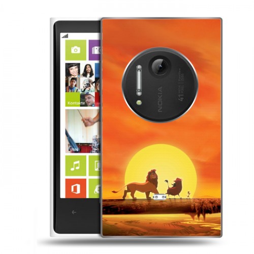 Дизайнерский пластиковый чехол для Nokia Lumia 1020 Король лев