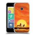 Дизайнерский пластиковый чехол для Nokia Lumia 530 Король лев